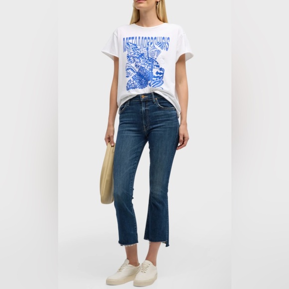 MOTHER The insider Crop step fray Sweet and Sassy size 23 fits 24 - Picture 5 of 14